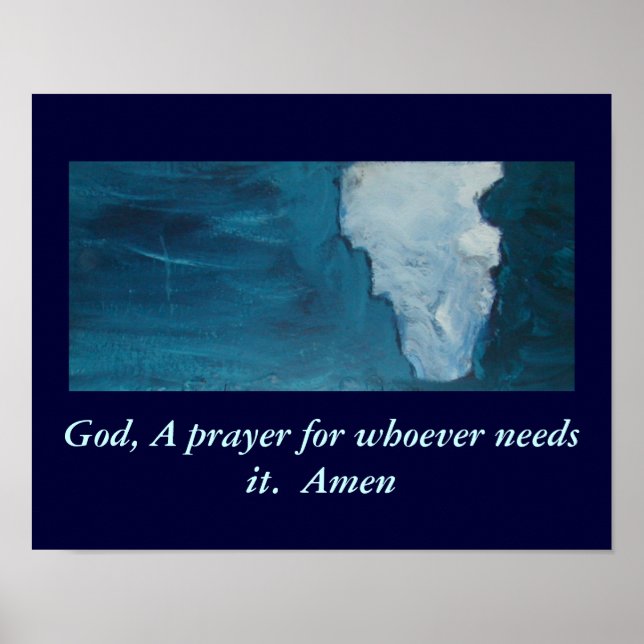 A PRAYER POSTER (Framsidan)
