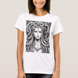 A Priestess Tured Demon, Medusa T Shirt