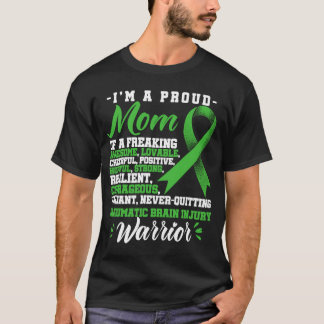 A Proud Mamma Traumatic Brain Injury TBI Warrior T Shirt