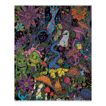 A psychedelic poster design