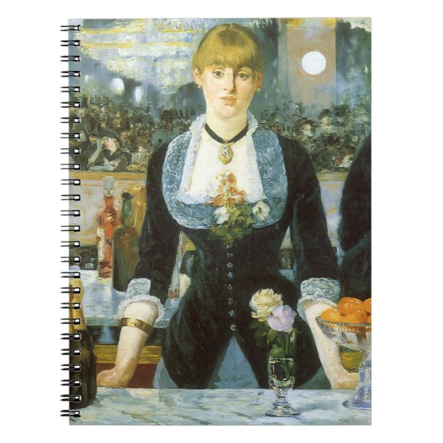 A Pub vid Folies Bergere av Edouard Manet Anteckningsbok (Framsidan)