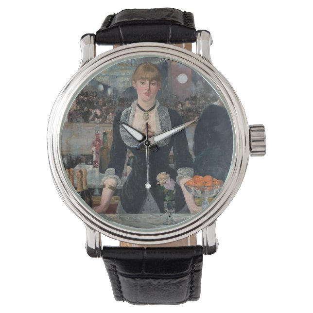 A Pub vid Folies-Bergère av Édouard Manet Armbandsur (Framsida)