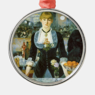 A Pub vid Folies Bergere av Edouard Manet Julgransprydnad Metall