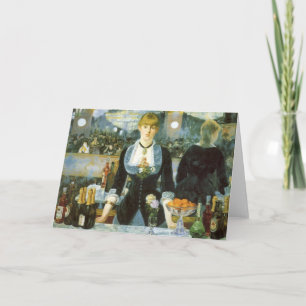 A Pub vid Folies Bergere av Edouard Manet Kort