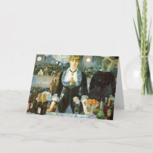 A Pub vid Folies Bergere av Edouard Manet Kort