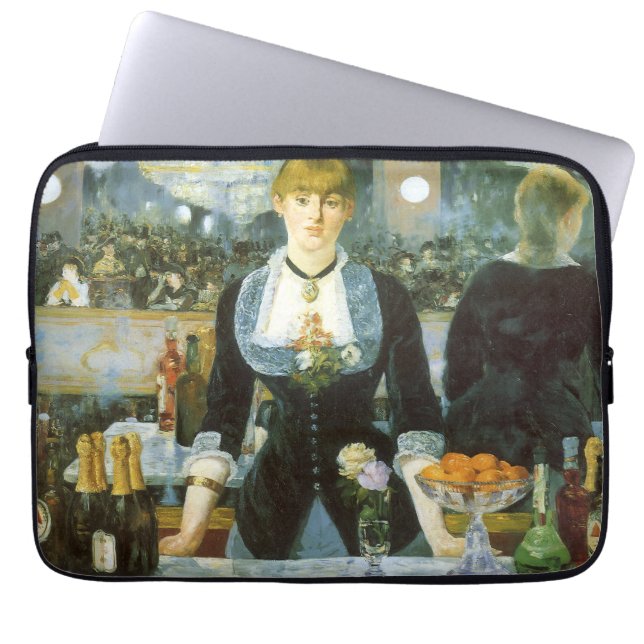 A Pub vid Folies Bergere av Edouard Manet Laptop Sleeve (Framsidan)