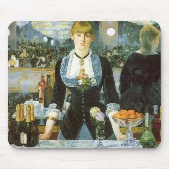 A Pub vid Folies Bergere av Edouard Manet Musmatta (Framsidan)