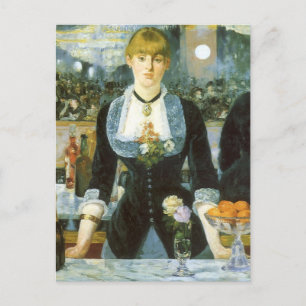 A Pub vid Folies Bergere av Edouard Manet Vykort
