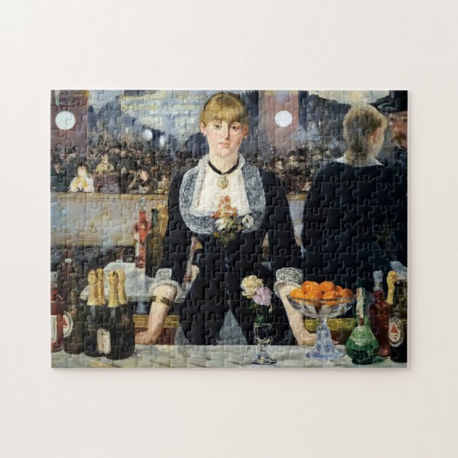 A Pub vid Folies-Bergère av Manet Pussel (Horisontell)