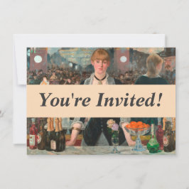 A Pub vid Folies-Bergère Edouard Manet Inbjudningar