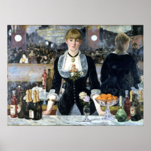 A Pub vid Folies Bergère, Édouard Manet Poster