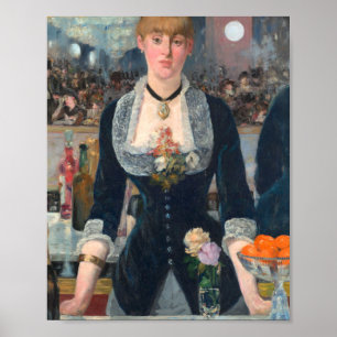 A Pub vid Folies Bergere - Edouard Manet Poster
