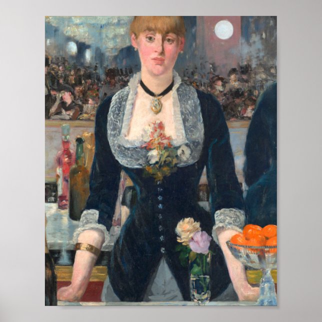 A Pub vid Folies Bergere - Edouard Manet Poster (Framsidan)