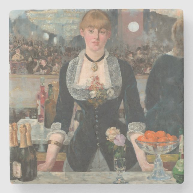 A Pub vid Folies-Bergère Edouard Manet Stenunderlägg (Framsidan)