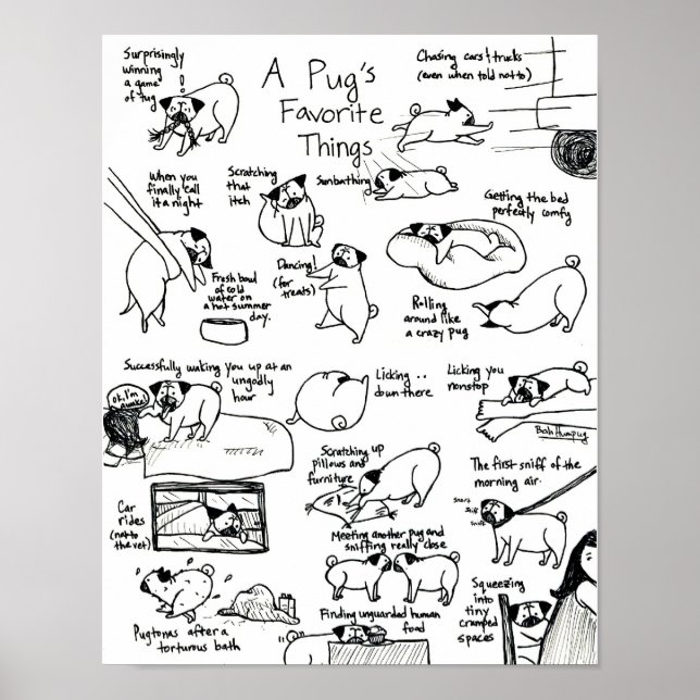 A Pug's Favorite Sak, del II Poster (Framsidan)
