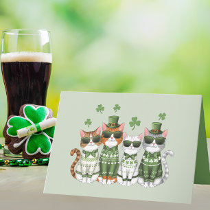 A Purr-fekt St. Patrick's Day Kort