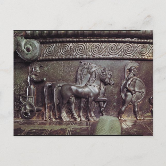 A Quadriga och A Hoplite Vykort (Framsida)