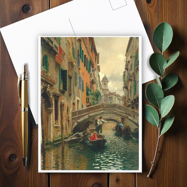 A Quiet Canal, Venedig Vykort (Skapare uppladdad)