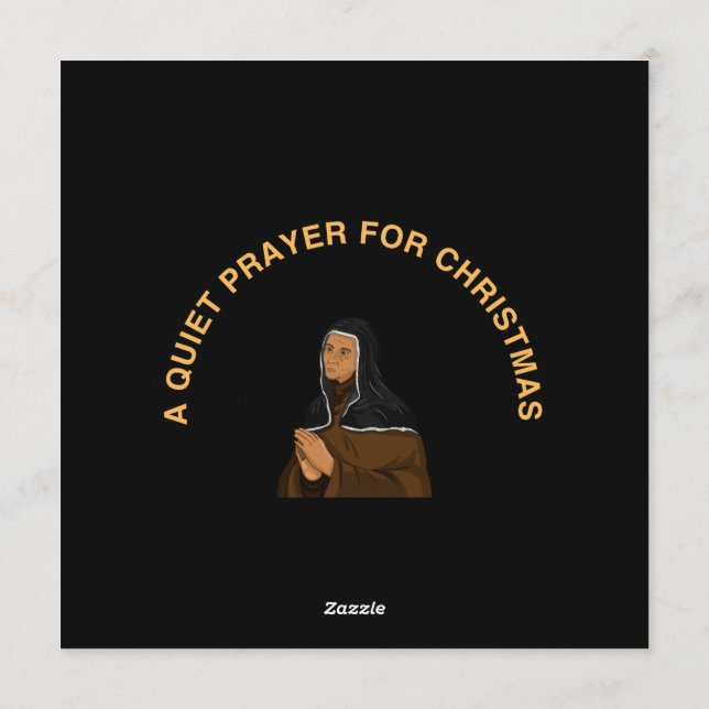 A QUIET PRAYER FOR CHRISTMAS INBJUDNINGAR (Baksida)