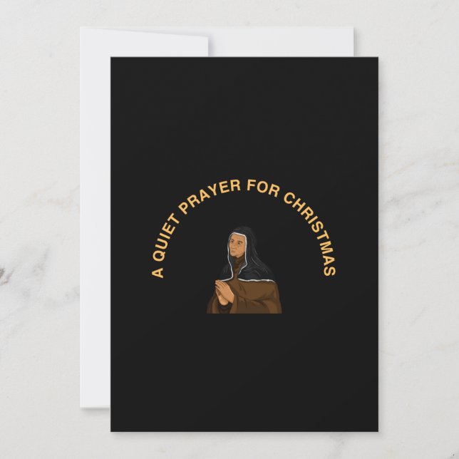 A QUIET PRAYER FOR CHRISTMAS MEDDELANDE (Framsida)