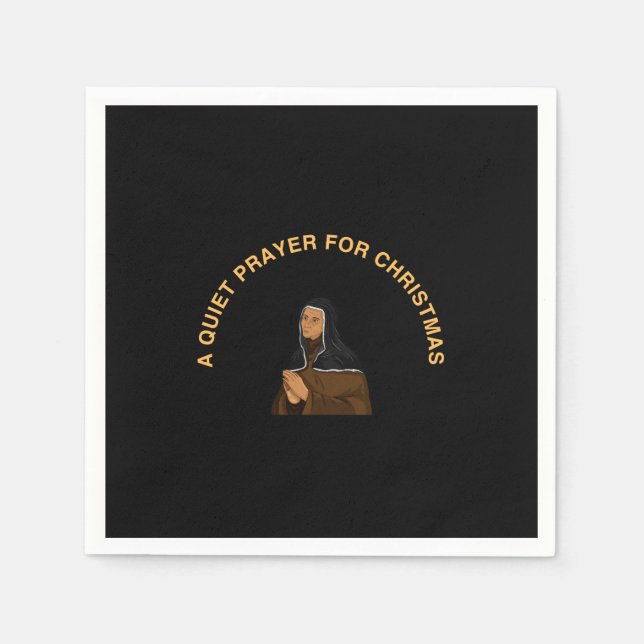 A QUIET PRAYER FOR CHRISTMAS PAPPERSSERVETT (Framsidan)