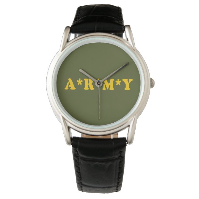 A*R*M*Y ARMBANDSUR (Framsida)