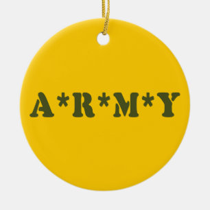 A*R*M*Y JULGRANSPRYDNAD KERAMIK