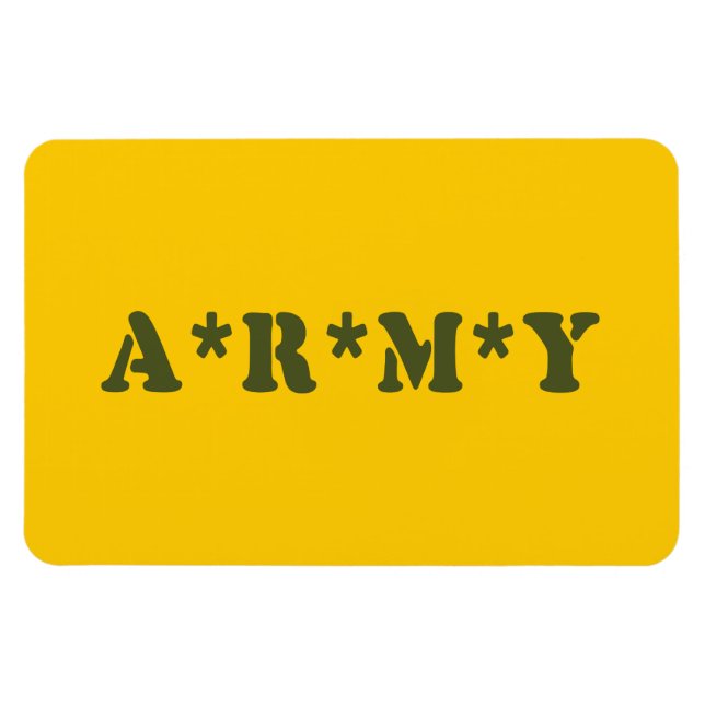 A*R*M*Y MAGNET (Horisontell)