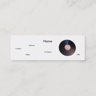 A&R-profilkort Mini Visitkort