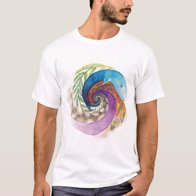 A.R.T. Sense Swirl TShirt Women/manar T Shirt (Framsida)
