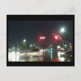 A Rainy Ride Home Vykort
