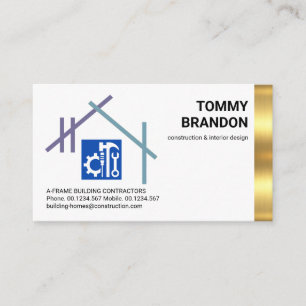 A-Ram Byggande entreprenör Visitkort