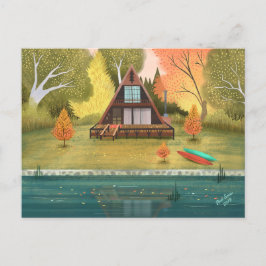 A-Ram Cabin House Vykort