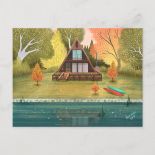 A-Ram Cabin House Vykort