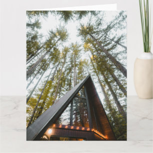A-RAM CABIN SKOGEN BIRTHDAY GREETARD TACK KORT