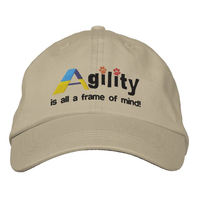 A-Ram i Mind Embroized Hat Broderad Keps (Framsida)