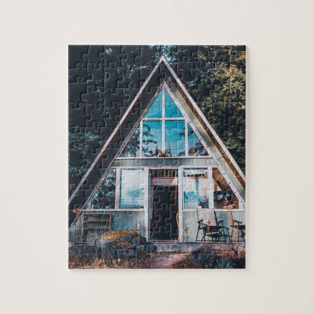 A-RAM RUSTIC CABIN JIGSAW PUZZLE PUSSEL (Vertikal)