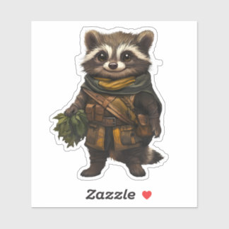 A Rascal Racoon Klistermärken
