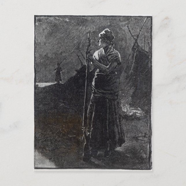 A Red River Colonist, 1878 Vykort (Framsida)