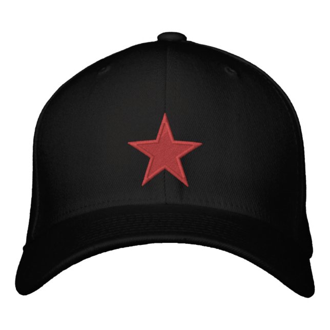 A Red Star Of Anarchy Broderad Keps (Framsida)