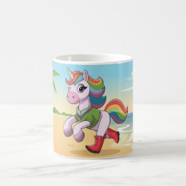 A Red Unicorn Kaffemugg