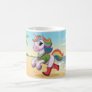 A Red Unicorn Kaffemugg