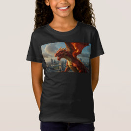 A Red Welsh Dragon Terrorizes London T Shirt