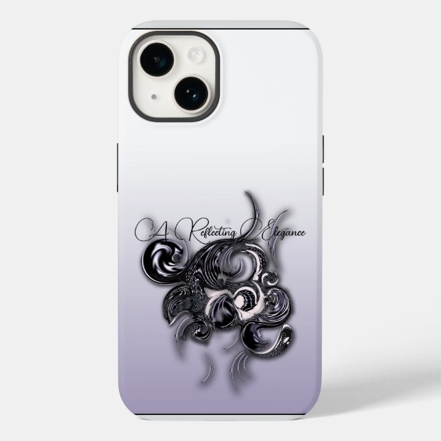 ’A Reflating Elegance’, Apple iPhone 14 Fodral (Baksida)