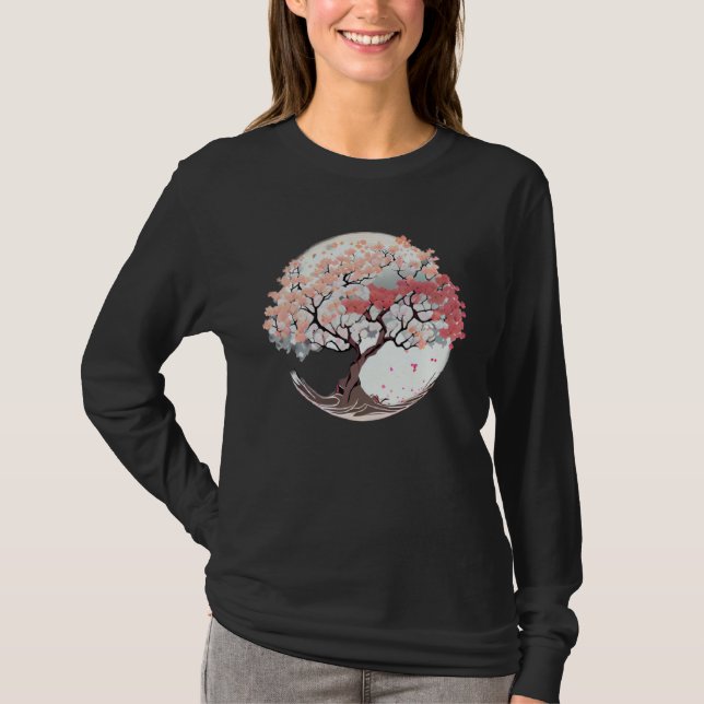 A Refreshing and Enchanting Tree of Life Cherry Bl T Shirt (Framsida)
