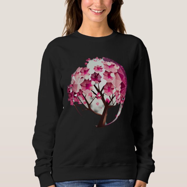 A Refreshing and Vibrant Cherry Blossom Tree of li T Shirt (Framsida)