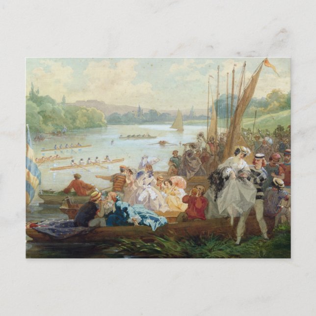 A Regatta vid Asnieres under andra imperiet Vykort (Framsida)