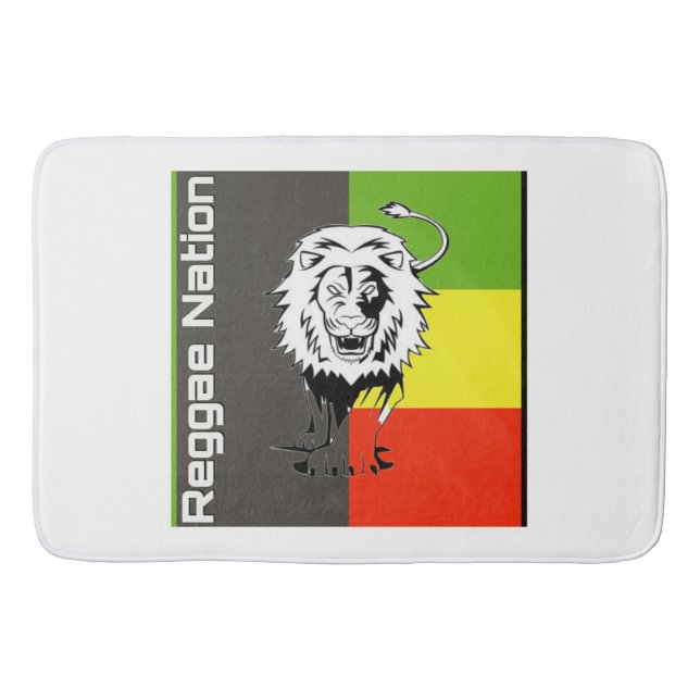 A Reggae Nation Bath Mat (Grått) Badrumsmatta (Framsidan)