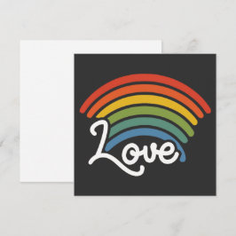 A Regnbåge i Kärlek Julkort