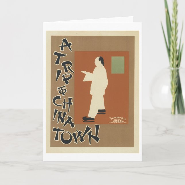 A Resa till Chinatown Kort (Framsida)